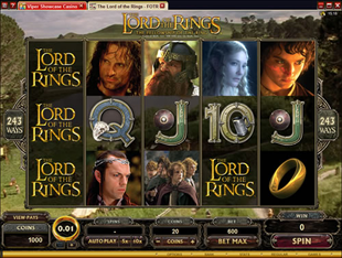 Lord Of The Rings: Fellowship of the Ring  Slot screenshot